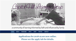 Desktop Screenshot of capitolhilllearninggroup.com